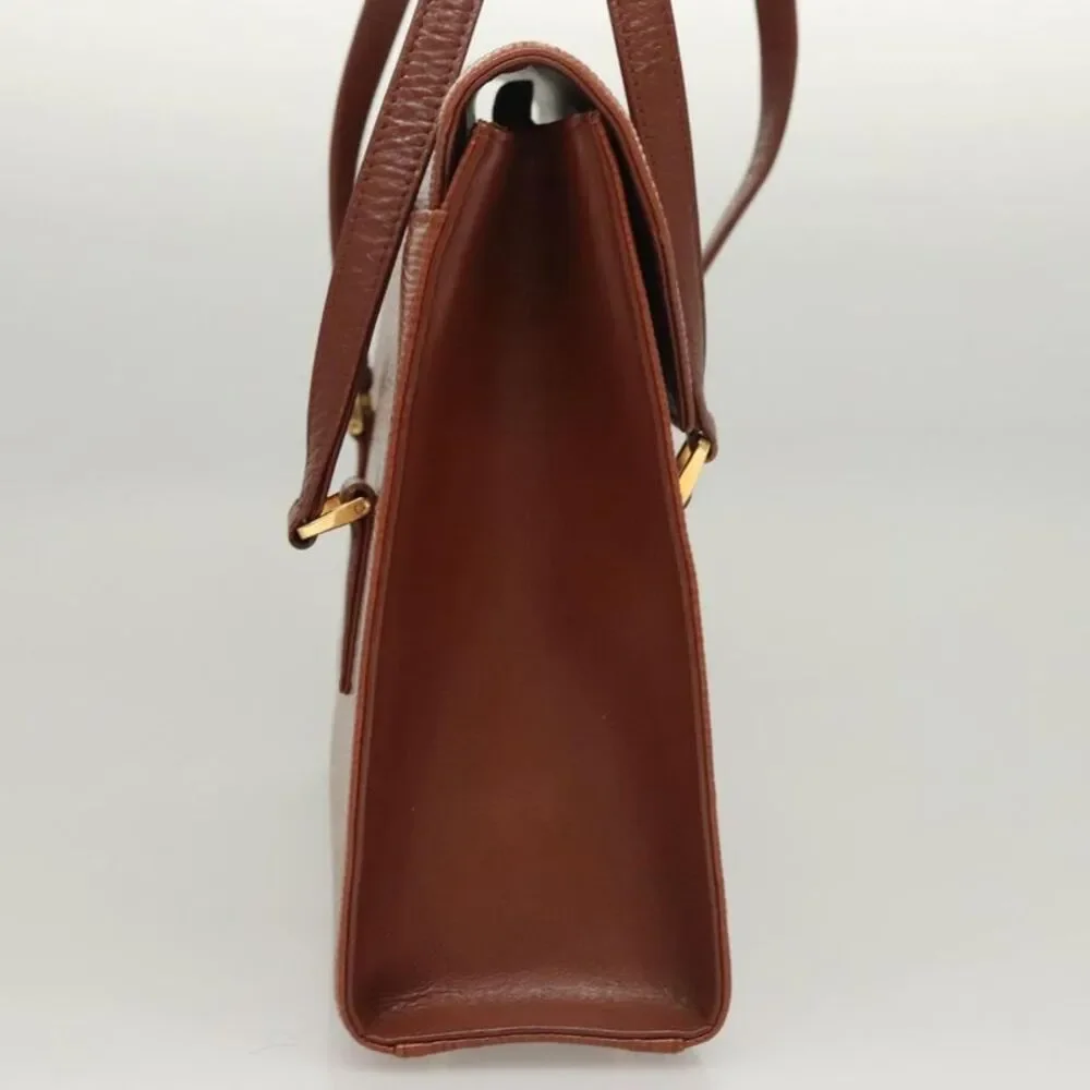 Valentino Garavani Brown Leather Shoulder Bag (Pre-Owned) - Picture 4 of 16